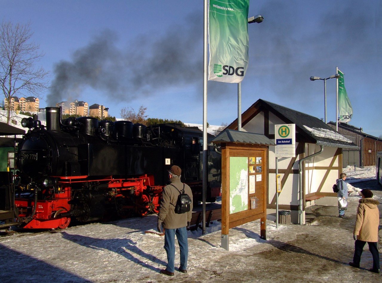 Fichtelbergbahn, Bahnhof Oberwiesenthal